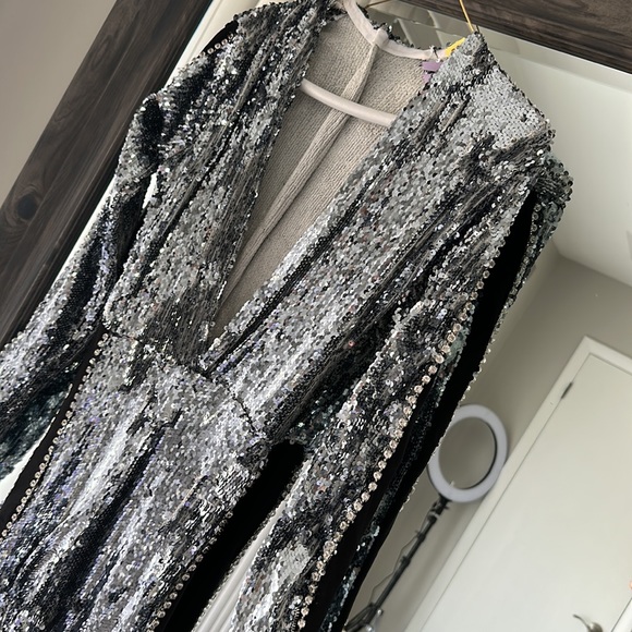 Sequin/Rhinestone Custom Jumpsuit Size XS - Picture 3 of 7